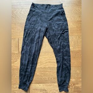 Black lululemon size 8 Camouflage Joggers